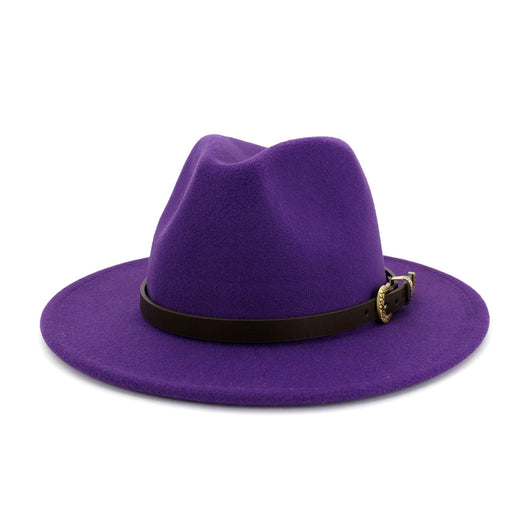 Sombrero Clásico de Lana Británica para Mujer con Ala Ancha - Image 6