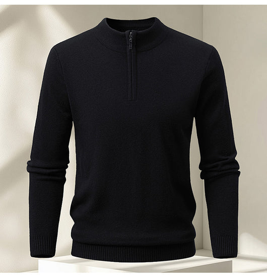 Suéter Pullover Tejido con Cierre Medio para Hombre - Image 21