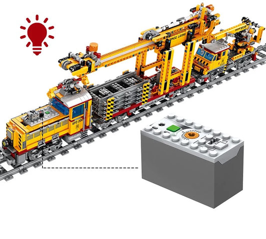 Tren Eléctrico Militar con Vías Armables para Niños - Image 2