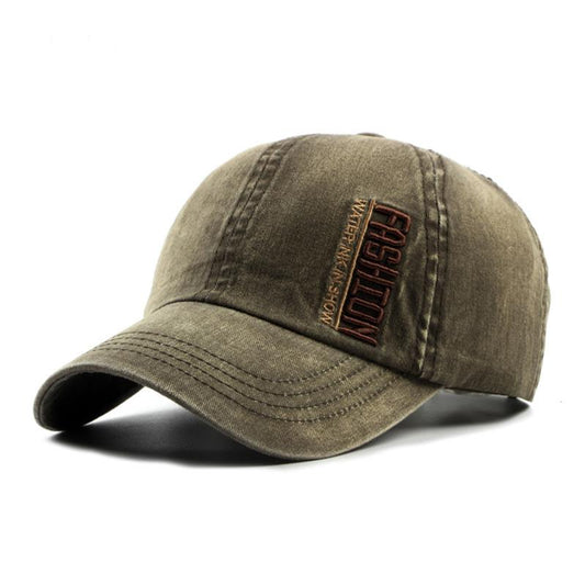 Gorra de Béisbol Deportiva para Montaña con Bordado de Letras - Algodón Premium