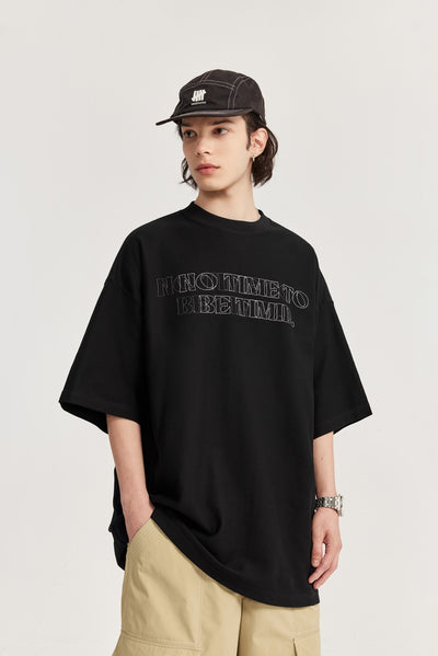 Playera de Algodón Puro con Bordado para Hombre - Twill 250g - Image 8