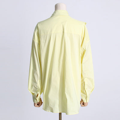 Blusa Casual con Flores Tridimensionales y Detalles de Volantes - Image 15