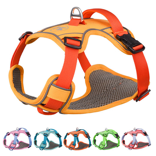 Arnés Pectoral Anti Deslizante para Mascotas Grandes con Cuerda de Tracción - Image 7