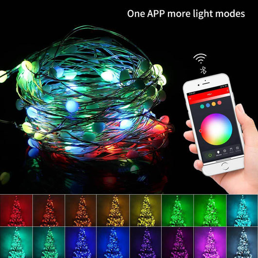 Luces LED Inteligentes Sincronizadas con Música - Guirnalda Dreamcolor para Navidad y Año Nuevo - Image 12
