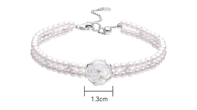 Pulsera Camelia Sombra Lunar Desmontable Doble para Primavera y Verano - Image 6