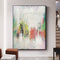 Cuadro Abstracto Moderno Texturizado - Pintura al Óleo Artesanal para Sala de Estar