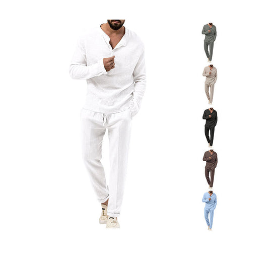 Conjunto Casual de 3 Piezas: Camiseta Manga Larga, Camisa y Pantalones - Image 23