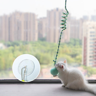 Juguete Interactivo para Gatitos con Campana, Pelota Inflable y Ventosa - Image 15