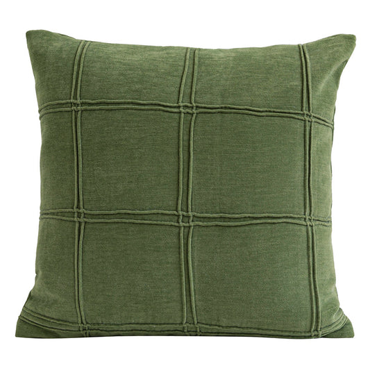 Almohada Decorativa Plisada Verde en Relieve 3D - Image 9