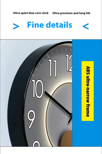 Reloj de Pared Silencioso Lujo Americano para Sala de Estar - Image 11