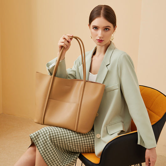 Bolso Tote de Cuero Genuino para Mujer - Image 8