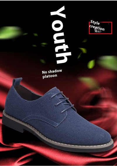 Zapatos Casuales Talla Grande Hombre Estilo Británico Acolchonados - Image 19