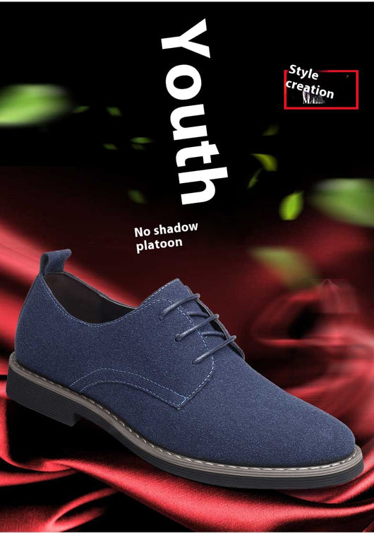 Zapatos Casuales Talla Grande Hombre Estilo Británico Acolchonados - Image 19
