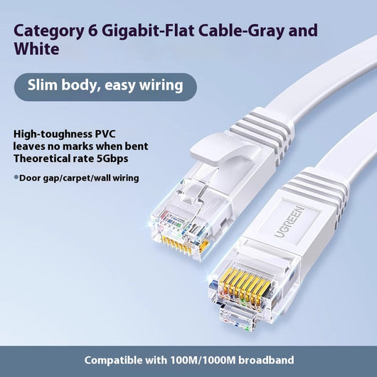 Cable de Red Gigabit Categoría 6 Verde de Alto Rendimiento - Image 16