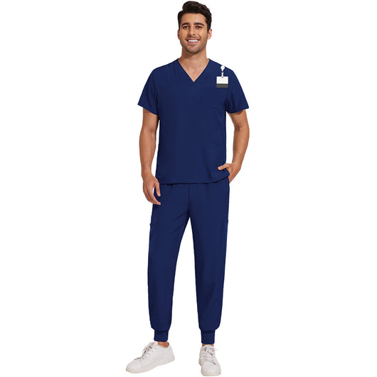 Uniforme de Trabajo Cuello V Ligero y Transpirable para Hombre - Image 10