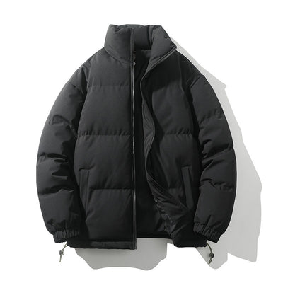 Chaqueta Acolchada de Plumas para Hombre con Cuello Alto - Image 6