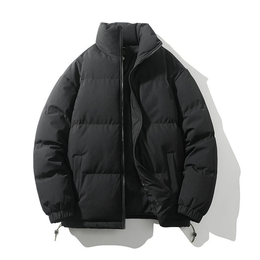 Chaqueta Acolchada de Plumas para Hombre con Cuello Alto - Image 6