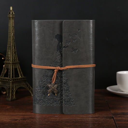 Libreta Portátil de Hojas Sueltas Estilo Retro con Papel Kraft - Image 7