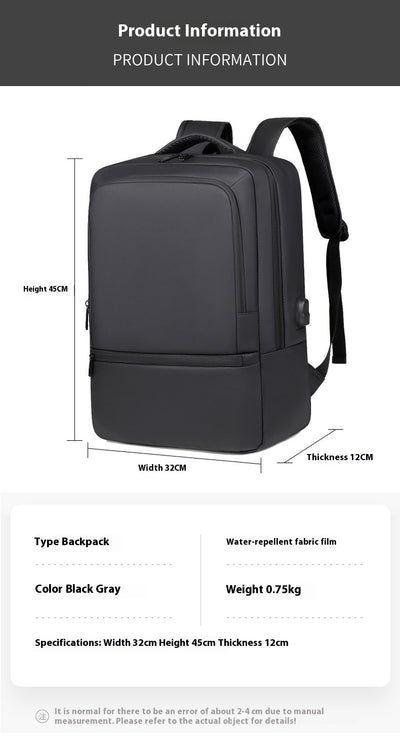Mochila de Negocios Impermeable para Viajeros Profesionales - Image 6