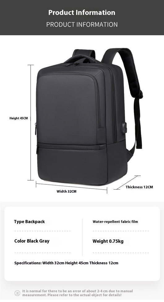Mochila de Negocios Impermeable para Viajeros Profesionales - Image 6
