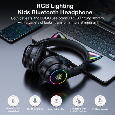 Auriculares Gaming ONIKUMA B90 con RGB y Bluetooth - Image 3