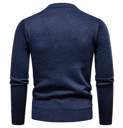 Suéter Tejido Cuello Redondo Cálido y Casual para Hombre - Image 24