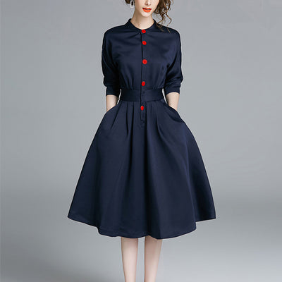 Vestido Ejecutivo Mujer Otoño Primavera - Falda Blusa OL Elegante - Image 8