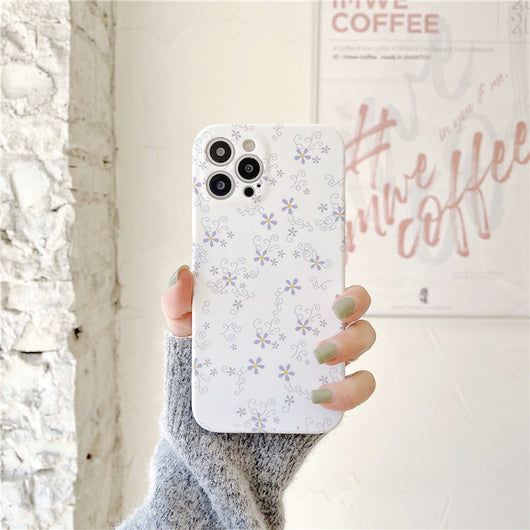 Funda Silicona iPhone 12 Pro Max Flores Pequeñas - Protección Elegante - Image 3