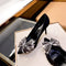 Zapatos de Cristal Banquete Princesa Negro Profesional