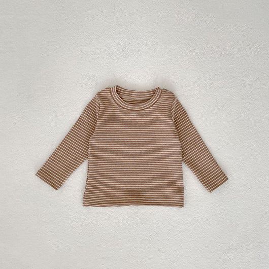 Camiseta Larga a Rayas Versátil para Escalada y Aventura - Image 7