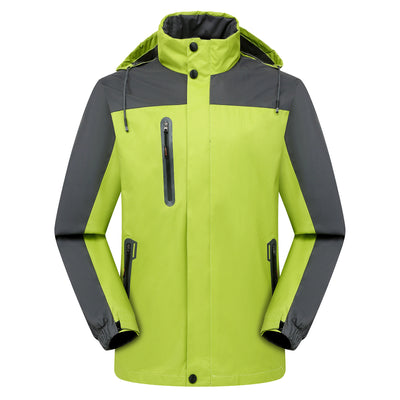 Chaqueta Impermeable Cortaviento Unisex para Aventuras al Aire Libre - Image 9