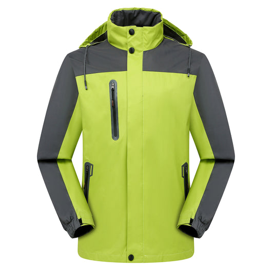 Chaqueta Impermeable Cortaviento Unisex para Aventuras al Aire Libre - Image 9