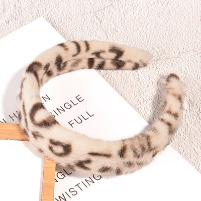 Diadema Estampado Leopardo Suave y Esponjosa - Image 19