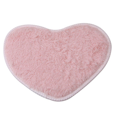 Tapete de Lana y Seda en Forma de Corazón para Dormitorio - Image 12