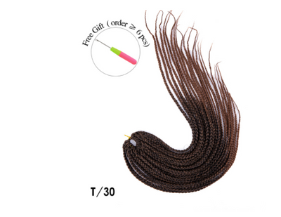 Peluca Sintética Trenzas Sucias 16 Pulgadas - Estilo Tres Trenzas Alargado - Image 11