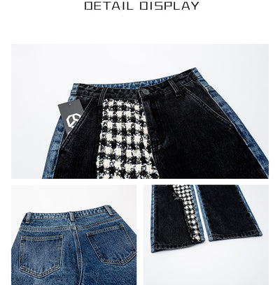 Pantalones Jeans Rectos Anchos y Cropped para Mujer - Image 13