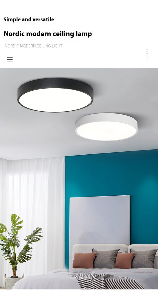 Lámpara de Techo LED Espectro Completo Redonda para Sala - Image 13