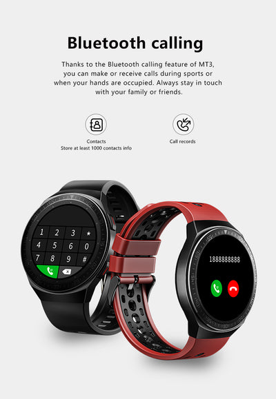 Reloj Inteligente MT3 con Pantalla Táctil Completa, Reproductor de Música y Monitor de Fitness para iOS y Android - Image 17