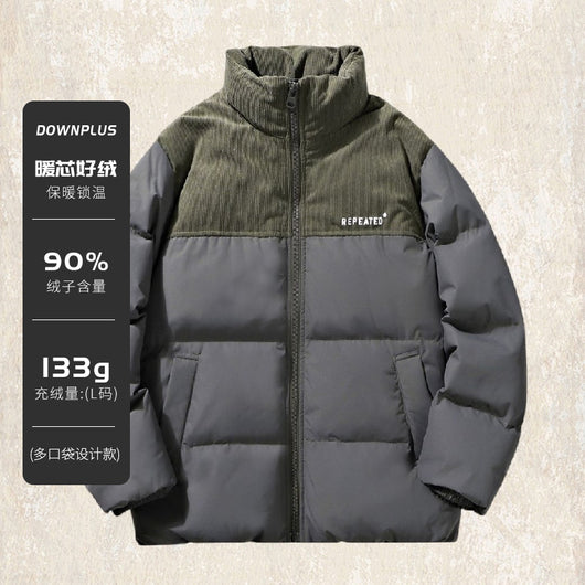 Chaqueta de Plumón de Pato para Hombre - Abrigo Invernal Americano - Image 8