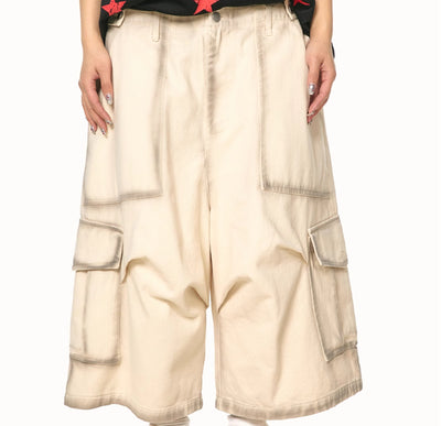 Shorts de Trabajo Vintage Estilo Americano con Bolsillos Grandes - Image 21