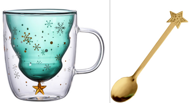 Vaso Navideño de Doble Pared en Vidrio Borosilicato - Image 15