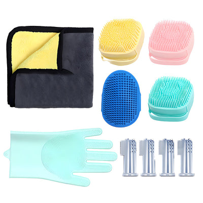 Guantes de Baño para Mascotas - Set Completo de Aseo Canino - Image 4