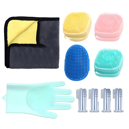 Guantes de Baño para Mascotas - Set Completo de Aseo Canino - Image 4
