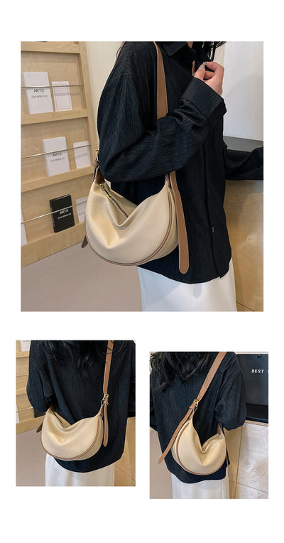 Bolso Mensajero de Cuero Suave Capacidad Grande para Llevar Bajo el Brazo - Image 11