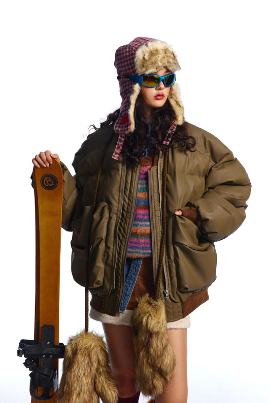 Abrigo Acolchado Reversible Unisex - Estilo Moderno Dos Texturas - Image 10