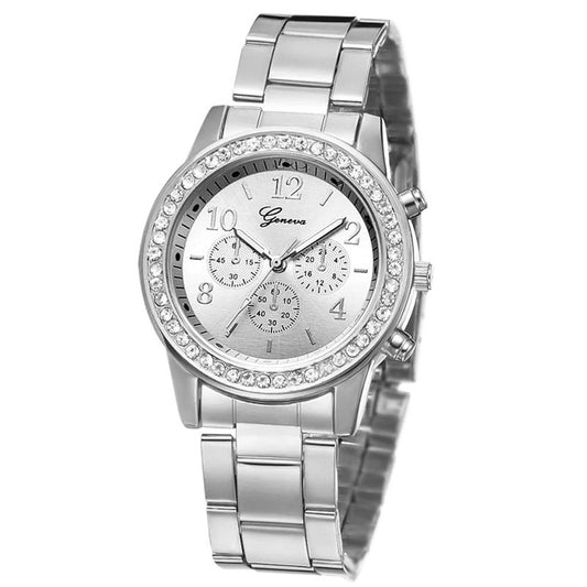 Conjunto de Lujo Combinable con Diamantes y Brillantes Grandes para Mujer - Caja de Cinco Piezas - Image 2