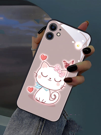 Funda para iPhone 11 con Diseño de Gato Mariposa - Image 7