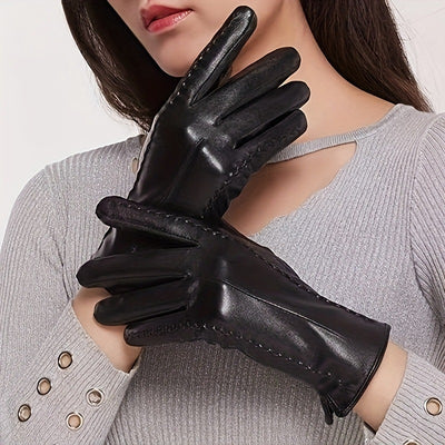 Guantes de Cuero Genuino Personalizados para Mujer