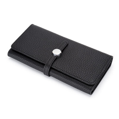 Billetera Larga de Cuero para Mujer con Gran Capacidad y Diseño Plegable - Image 4