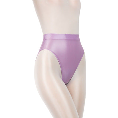 Braguitas de Talle Alto Efecto Brillante para Mujer - Image 4